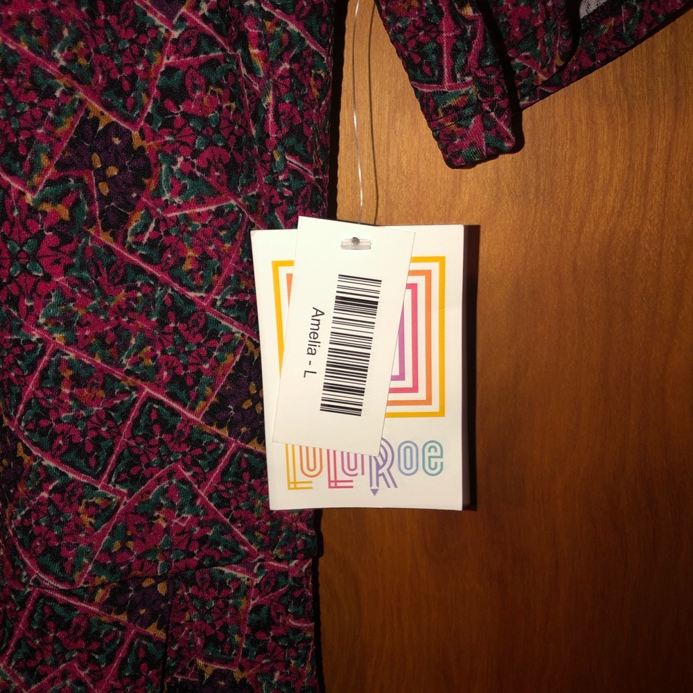 NEW - LuLaRoe LLR Amelia Dress - Large - NWT - Picture 4 of 6